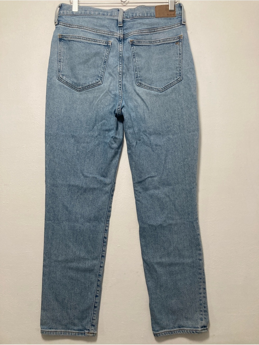 Madewell Distressed Perfect Vintage Jeans 29 Cardine Light Wash Ripped Knee - Picture 2 of 16